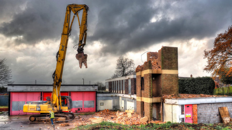 Main image for Fire station demolished for housing