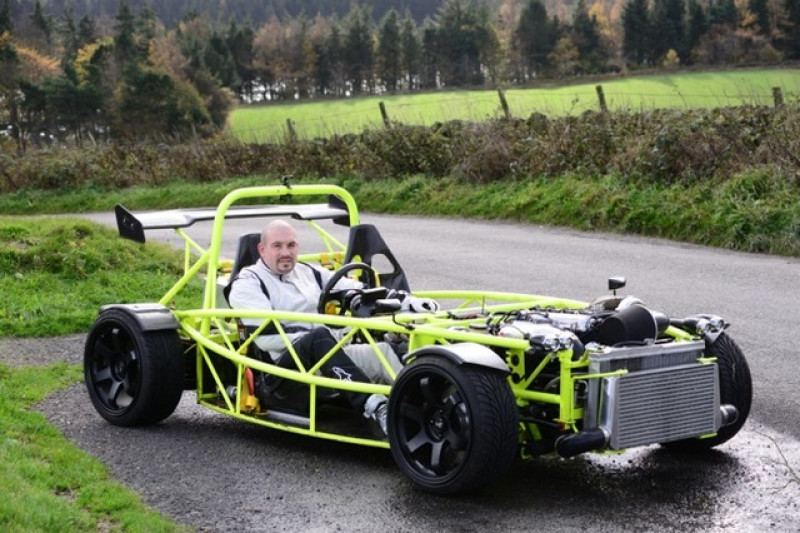 Main image for Barnsley engineer builds his own supercar