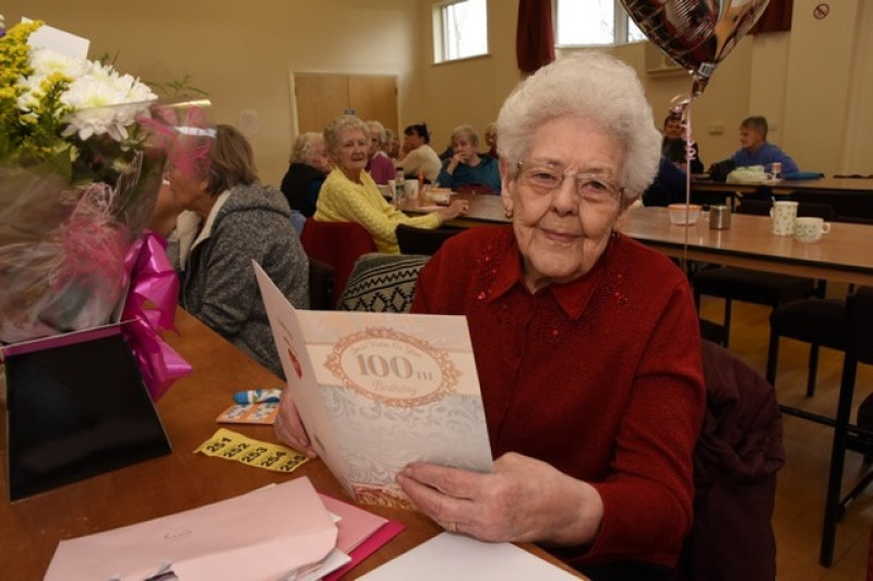 Main image for 100th birthday celebration for Rene