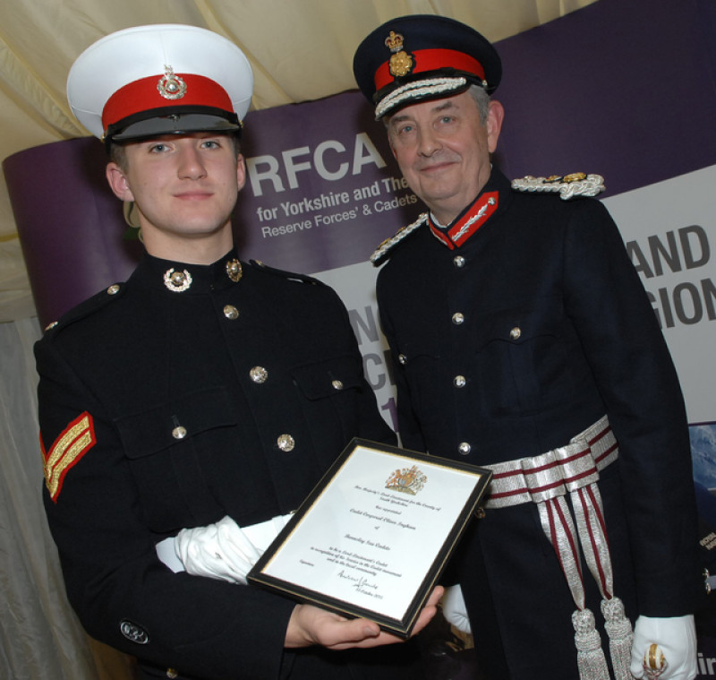Main image for Accolade for outstanding service for cadet
