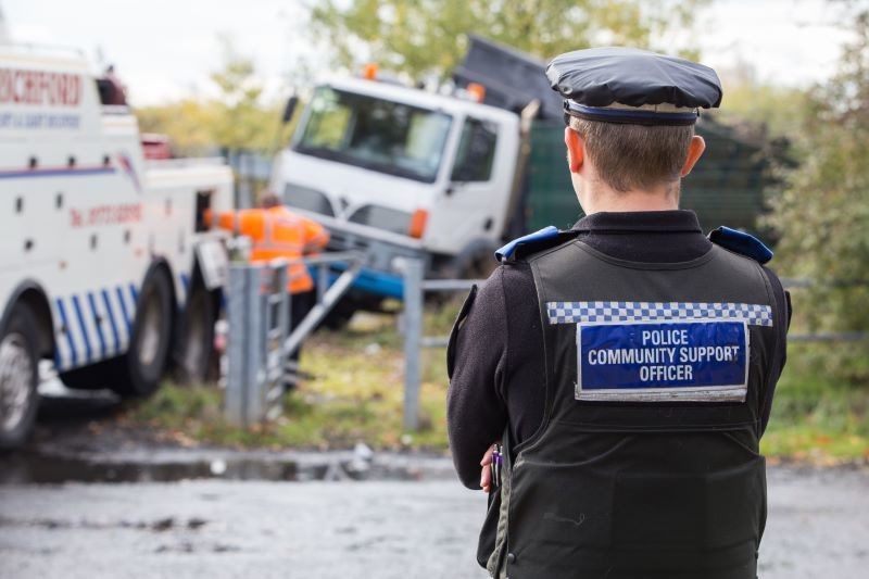 Main image for Police seize HGV at fly-tip blackspot