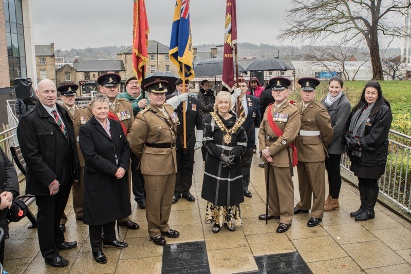 Main image for Walkway pays tribute to forces