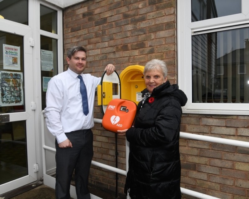 Main image for Emergency lifesaving machine now in place in village