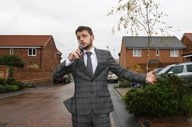 Main image for Barnsley busker catches internet’s attention