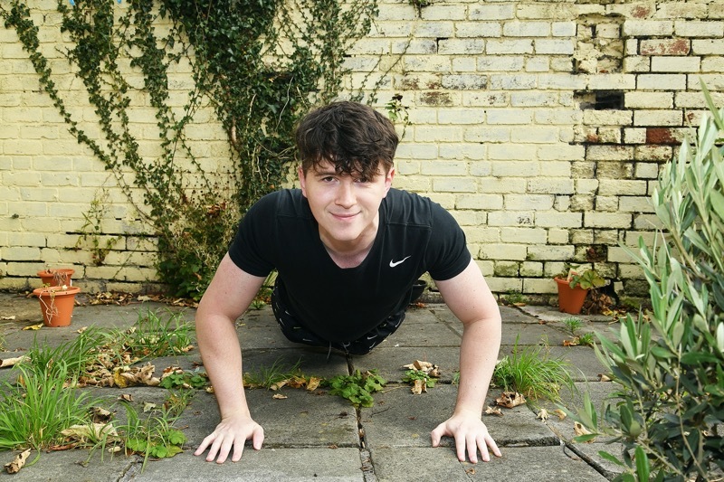 Main image for Push-up plan to raise cash for cancer charity