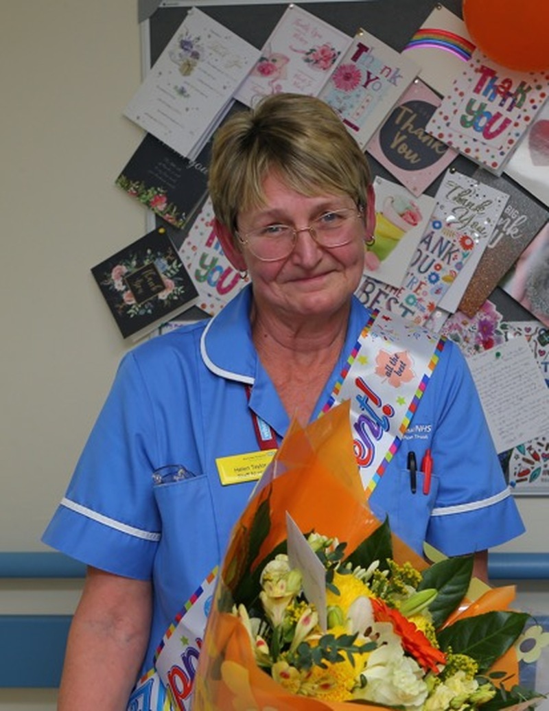 Main image for Long-serving hospital nurse retires