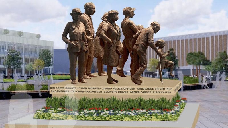 Main image for Covid memorial to be unveiled