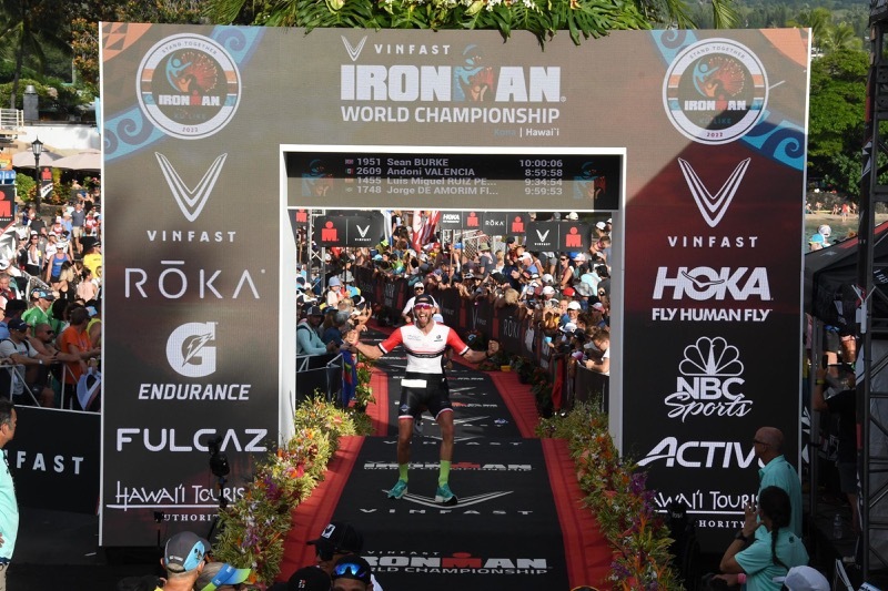 Main image for Triathlete achieves long-term goal