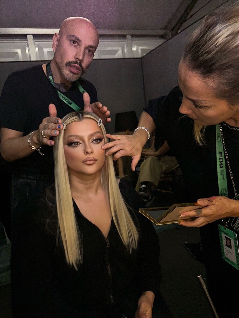 Main image for Hairstylist Pete creates looks for pop sensation