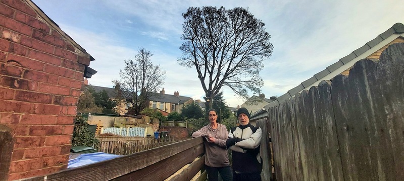 Peter Giles with Cassie Northwood.