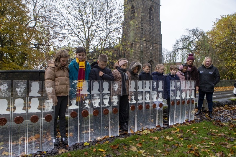 Main image for Somme artwork reinstalled ahead of Remembrance Sunday