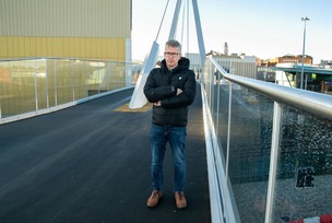 BRIDGE OF SIGHS: Early problems for the Tommy Taylor bridge, reported by Coun Steve Hunt. Picture Shaun Colborn PD093704