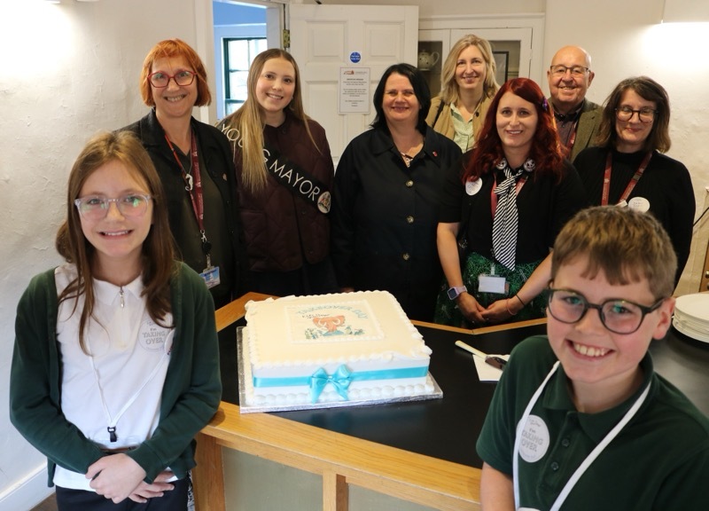 TAKEOVER: Pupils from Barugh Green Primary School were on hand to help locals at Cannon Hall last week.