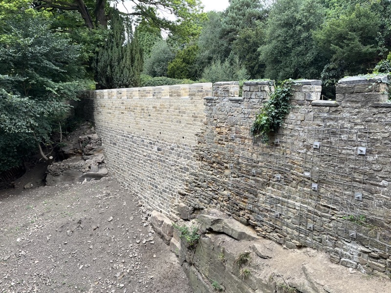 COMPLETE: The work at Wentworth Castle.