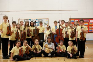LONDON BOUND: The school orchestra are set to play at the Royal Albert Hall on Monday.