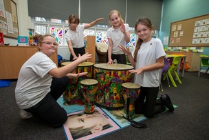 Main image for Pupils ready to welcome rock star