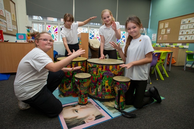 Main image for Pupils ready to welcome rock star