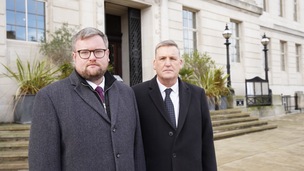 ANTI-FRACKING: Couns James Higginbottom and Kevin Osborne have outlined Barnsley’s stance on fracking. Picture: Scott Firth.