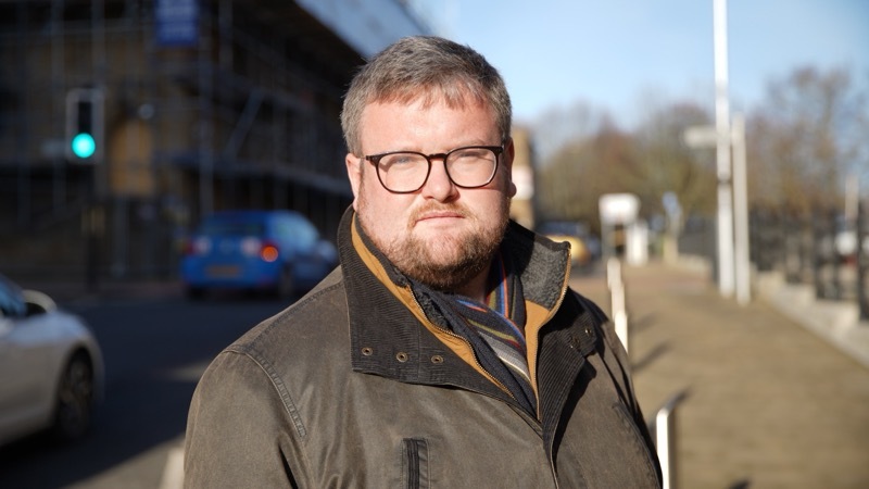 ROAD SAFETY: Coun James Higginbottom. Picture: Scott Firth.