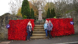 REMEMBRANCE: Hoylanswaine has gone all out to honour those who sacrificed their lives. Picture: Scott Firth.