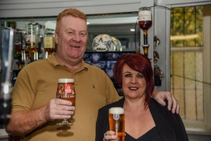 COMMUNITY: Darren and Kelly Buckley.
