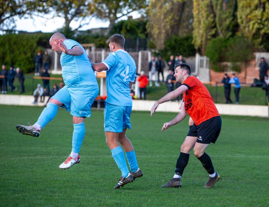Home loss: Wombwell Main against Penistone. Picture: Shaun Colborn.