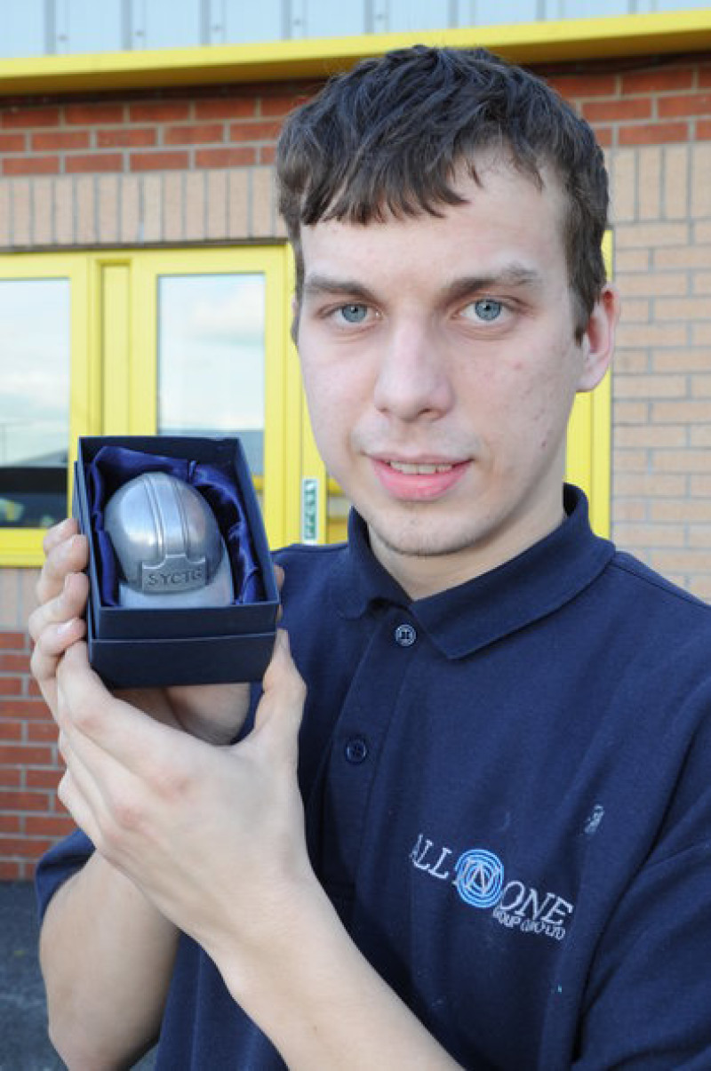 Main image for Recognition for apprentice who battled cancer