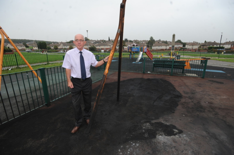 Main image for Arsonists strike again at play area
