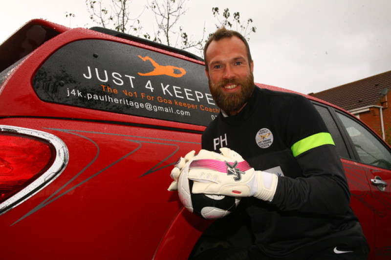 Main image for Former pro footballer helps goalies of the future