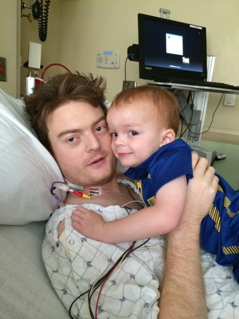 Main image for Dad on road to recovery after malaria battle