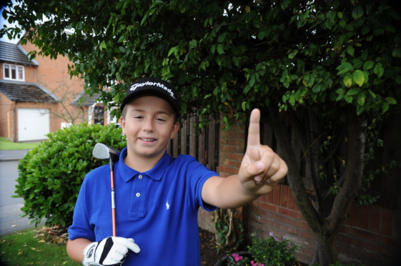 Main image for Hole in one for young Brett