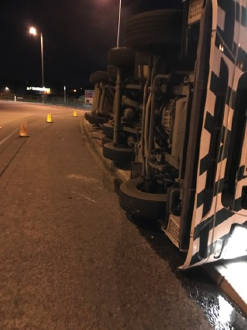 Main image for Lorry driver rescued by window cleaners