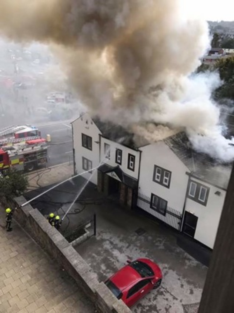 Main image for Staff forced out of office after fire