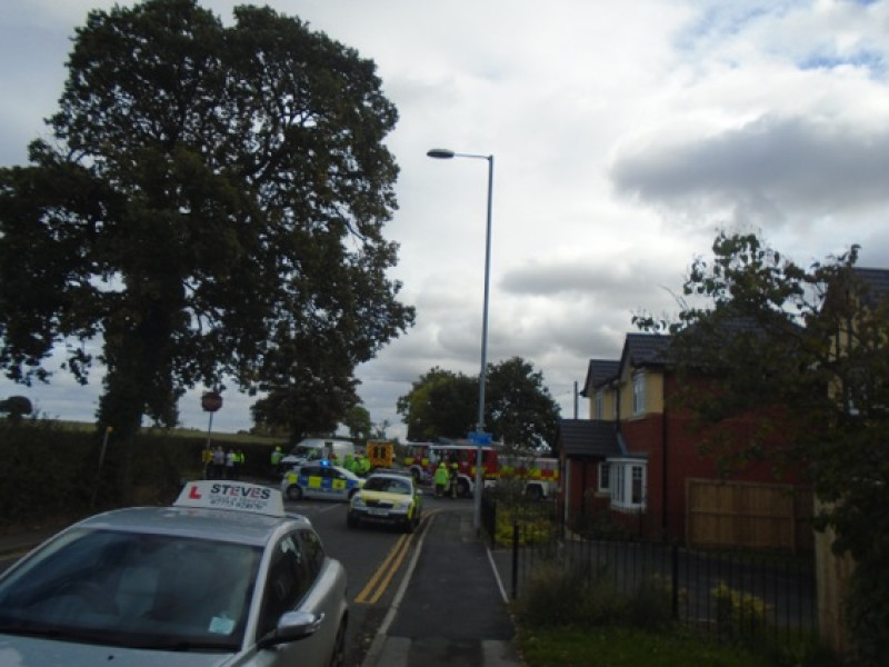 Main image for Calls for traffic lights at accident hotspot