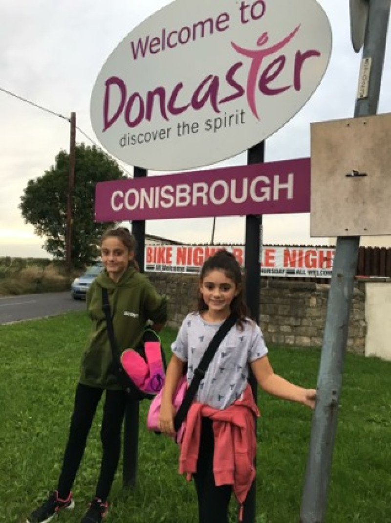Main image for Girls complete charity walk