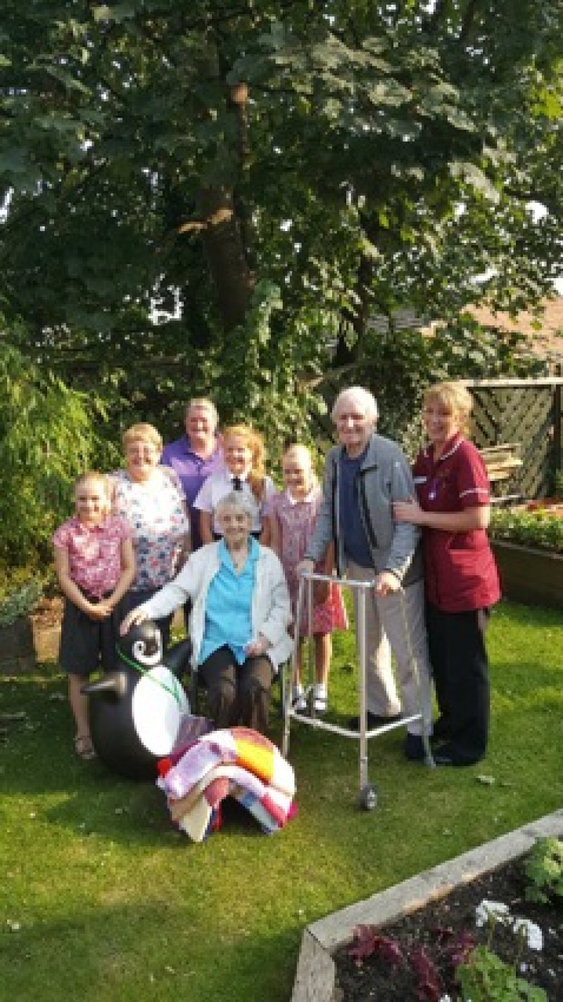 Main image for Pupils knit blankets for elderly