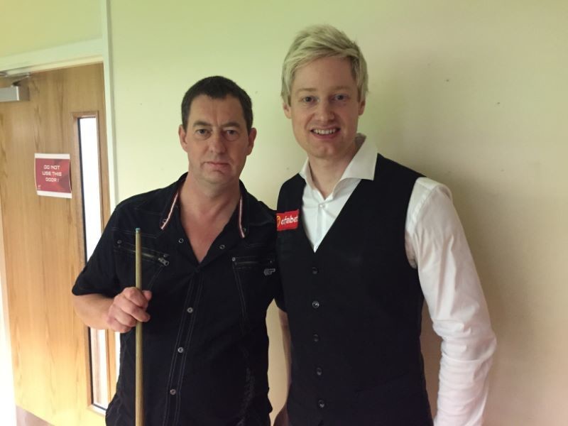 Main image for Snooker tickets winner frames up with a pro