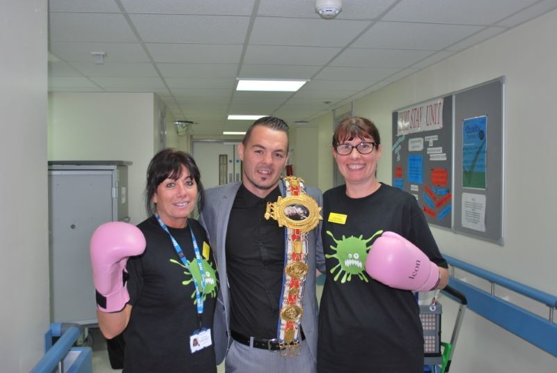 Main image for Champion boxer helps fight off flu