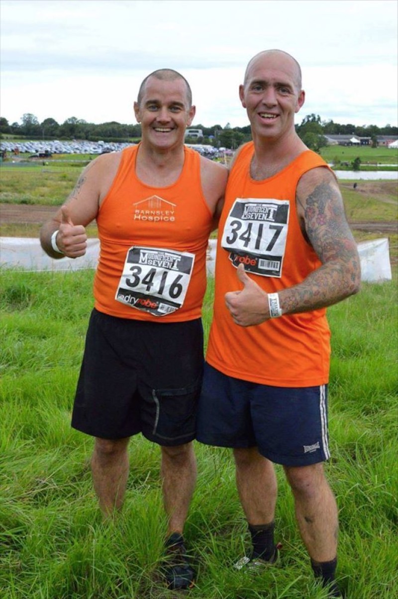 Main image for Friends help run up funding for Barnsley Hospice