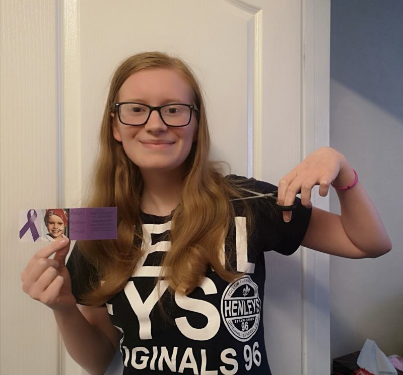 Main image for Kind-hearted Jess to donate 12 inches of hair in memory of Aalish