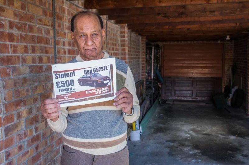 Main image for Nasser driven to despair as thieves steal his pride and joy classic car