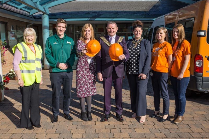 Main image for Work begins on £500k upgrade for hospice