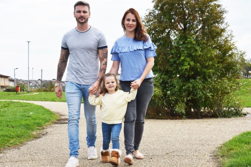 Main image for Newly-weds in lucky escape from floods