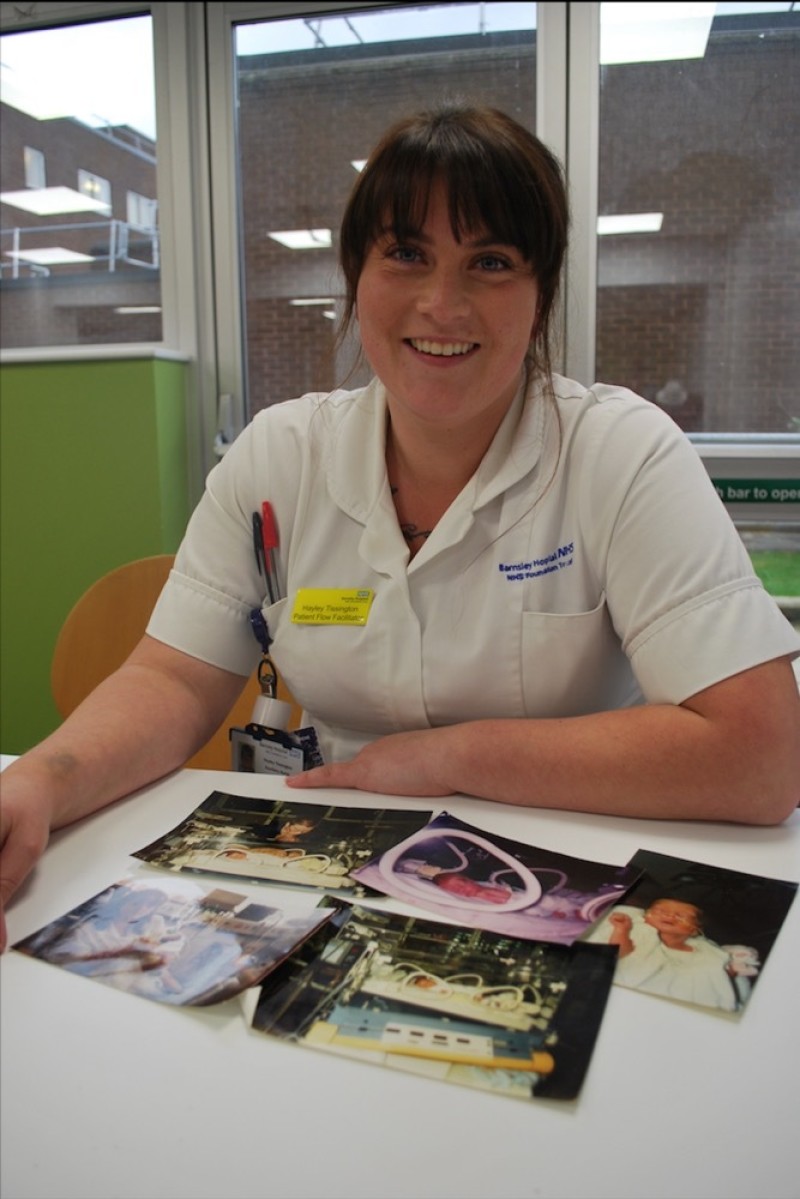 Main image for Grateful Hayley wants to give something back to hospital ward that gave her life