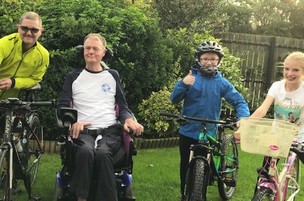 Cyclist Andy saddling up for 550km ride to raise charity cash Image