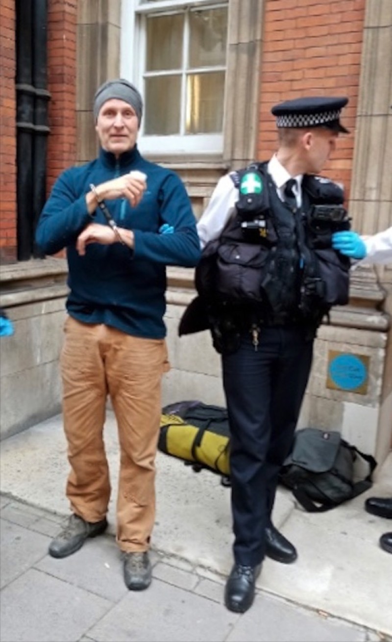 Main image for ‘I’ll die for the cause’  arrested protester says