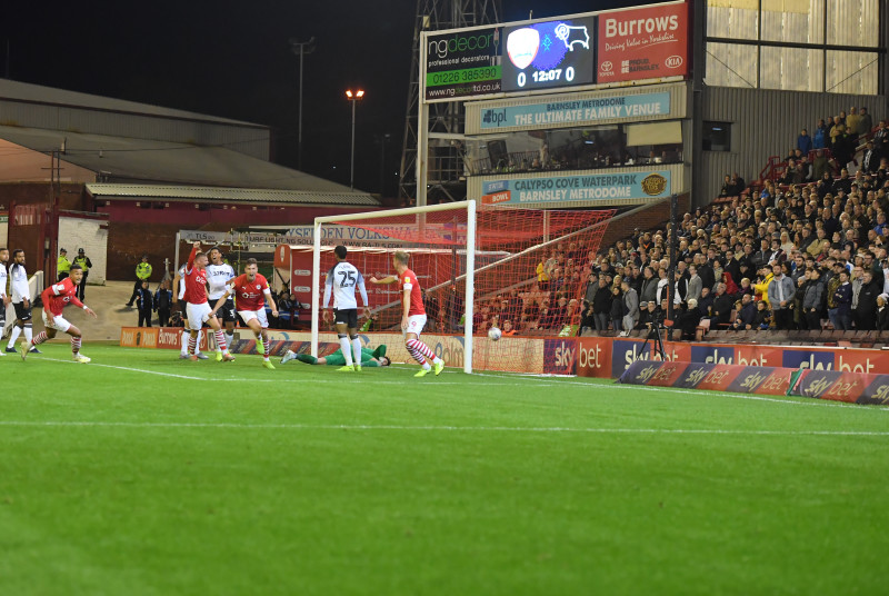 Main image for Injury-time leveller secures draw for Barnsley 