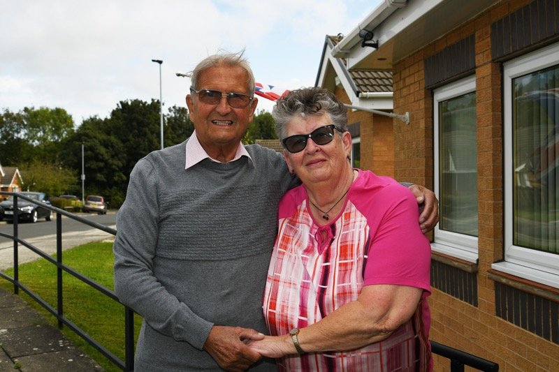 Main image for Blind date led to love for Hoyland pair
