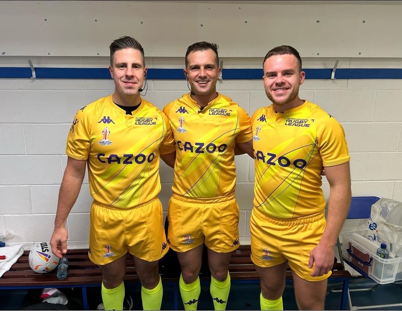 Main image for Rugby referee arrives on world stage