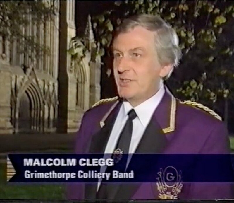GRIMETHORPE LEGEND: Malcolm Clegg.
